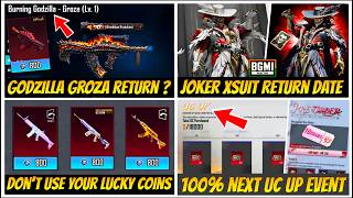 🚨FINALLY! Godzilla Groza Return? | X-Suit Carnival? | UC UP Release Date | 4.5 Prize Path Lucky Spin