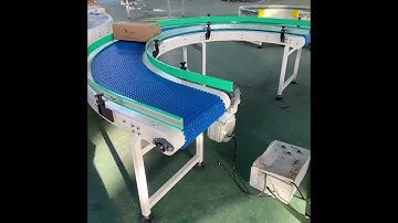 modular belt conveyor testing in factory
