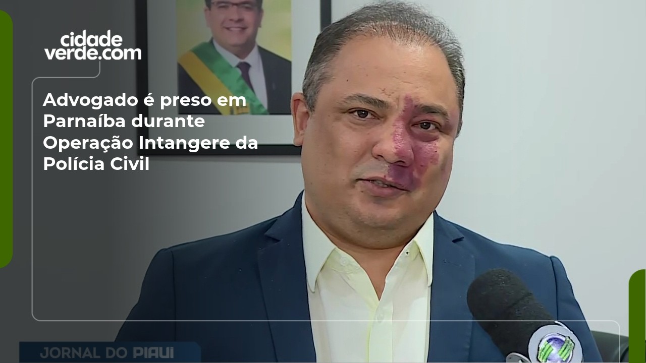 Advogado é preso em Parnaíba durante Operação Intangere da Polícia Civil
