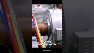 PVC Pipe Production Process | Advanced PVC Extrusion System #machine #shorts