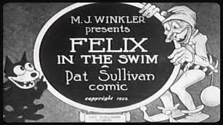 Felix The Cat Felix In The Swim 1922 Pat Sullivan 1885-1933