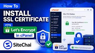 How to Install SSL Certificate using Let's Encrypt in cPanel(Bangla Tutorial) | SiteChai