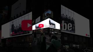 Huge thanks to @YouTubeMusic for supporting our new album ‘Unfold’ in Times Square 🎉