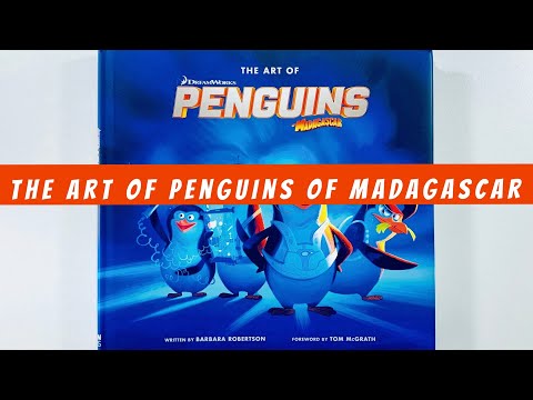 The Art of the Penguins of Madagascar (flip through) Artbook