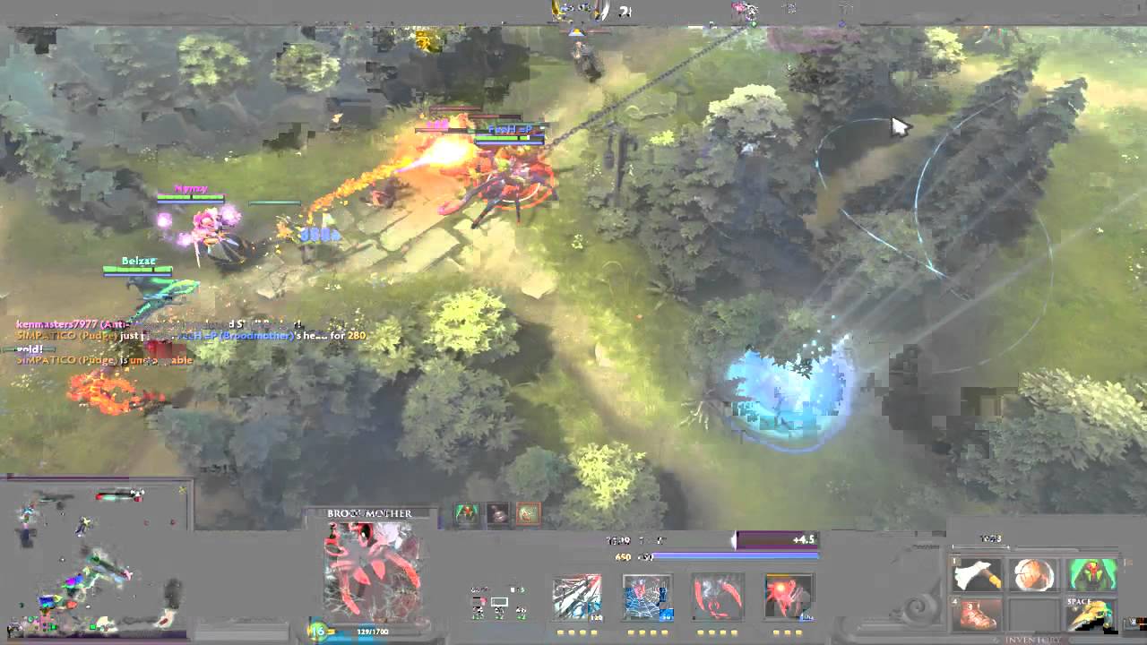 Dota 2 Funny pudge hook + chen Holy Persuasion :)