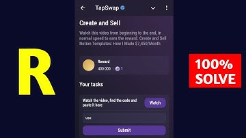 Create And Sell | Tapswap Code | Create and Sell Notion Templates: How I Made $7,450/Month