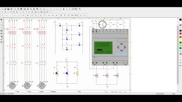 Partida direta de motores trifásicos com CLP no CADe SIMU - Linguagem Ladder
