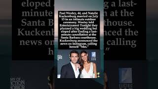 Paul Wesley & Natalie Kuckenburg Eloped After Last Minute Courthouse Cancellation #PaulWesley