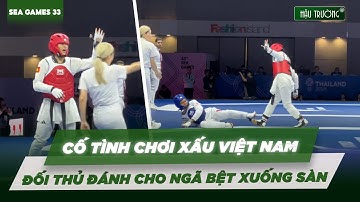 GIEO GIÓ GẶT BÃO: Võ sĩ Việt Nam đánh cho đối thủ ngã bệt xuống sàn vì tội cố tình dở chiêu trò