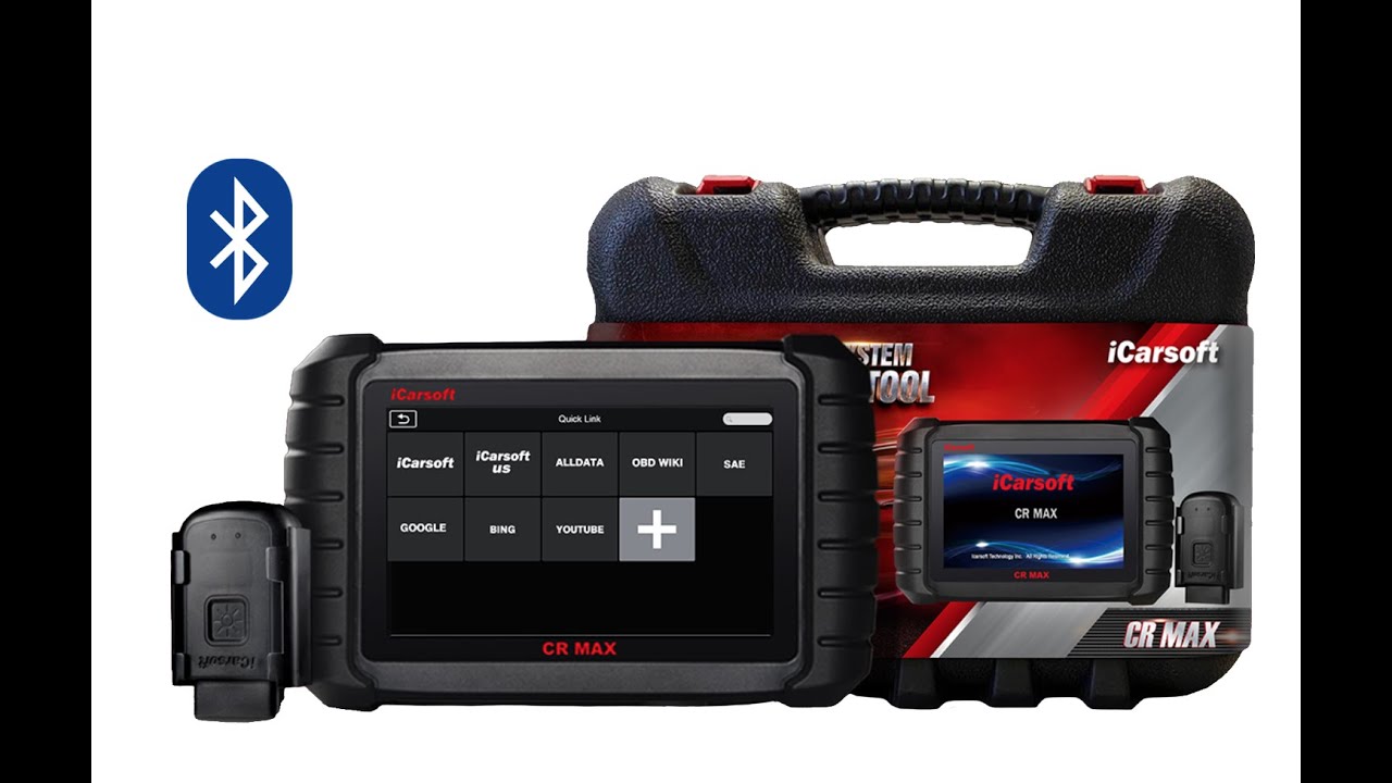 CRMAX iCarsoft Diagnostic Auto : Valise OBD pour Codes Défauts, Inspection  automobile - Équipement auto