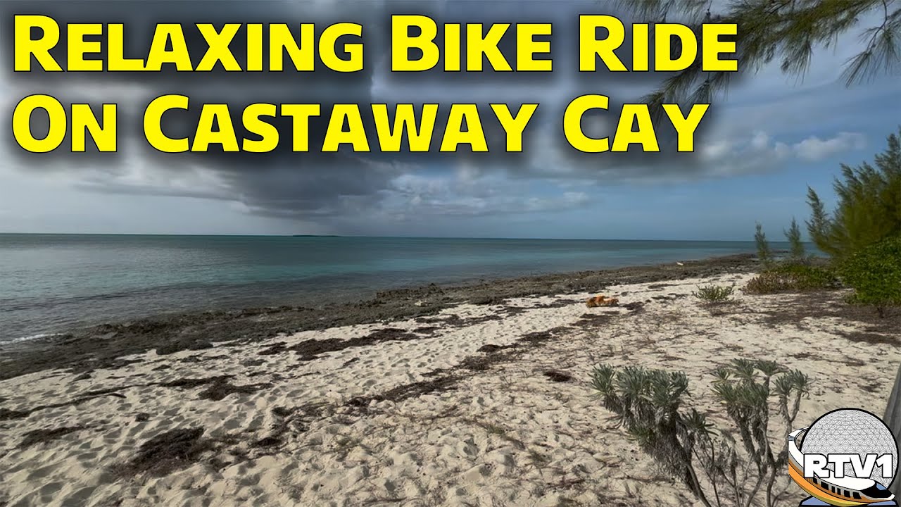 A Relaxing Bike Ride on Castaway Cay - Disney Treasure Cruise