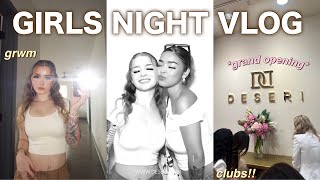 it's GIRLS NIGHT!! 👩🏼‍❤️‍💋‍👩🏽 | grwm, deseri event, rooftop vibes, & club's with friends!