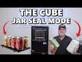 The Cube - How To Use Jar Seal Mode For Dry canning Vacuum Sealing