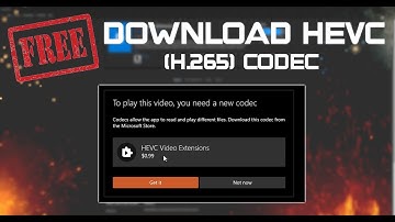 How to get the Free HEVC Codec for Windows 10 | H.265 | HEVC Video Extensions - 2021