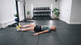 Supine Band Hip Flexion