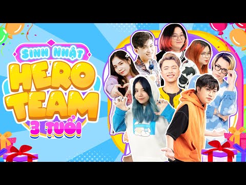 Video SINH NHẬT HERO TEAM 3 TUỔI ???? 6/1/2022 - youtube
