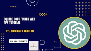 Square Root Finder Web App Tutorial | Codecraft Academy screenshot 5