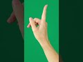 Finger Attention Green Screen- No Copyright Chroma Key |Free to Use| [FREE]