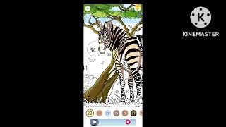 paint a cool zebra in game screenshot 2