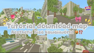 -“ 🌷⁉️ Tutorial download map lucu 😆 || Bisa di #kawaiiworld2023 #minecraft #kawaiworld #millkycakke screenshot 5