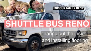 Shuttle Bus Renovation for our Large Family *part 1*