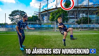 10 JÄHRIGES HSV WUNDERKIND FUßBALL Challenge vs Wakez ...