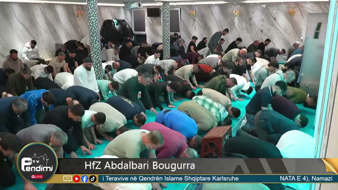 Nata e 4 / Namazi i teravive në Xhaminë Karlsruhe /