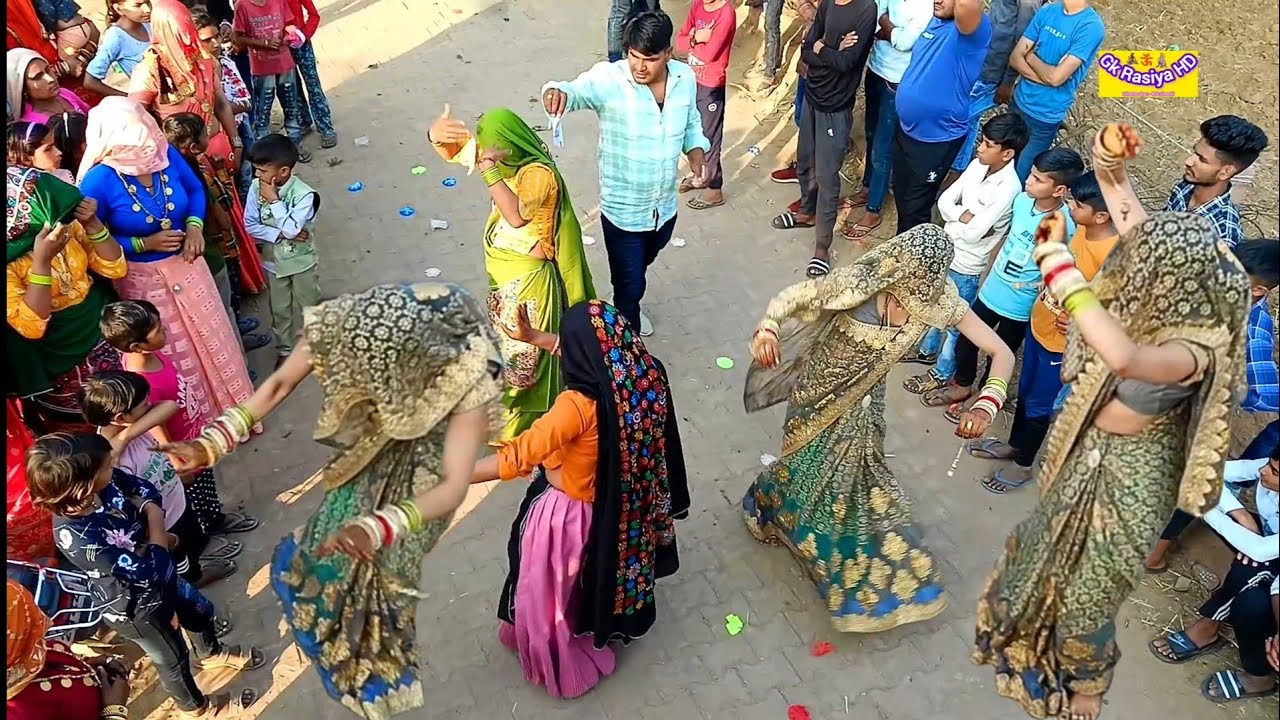 सत्तो गुर्जर के रसिया पर गुर्जर लेडिजो का सुपरहिट डांस कम्पटीशन अनिल DJ सबलाना पर 