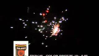 WulkanFajerwerki - TXB648 19s. 0,8'' Color breeze.avi