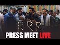 RRR Press Meet LIVE - NTR, Ram Charan | SS Rajamouli | DVV Danayya More #RRRPressMeet