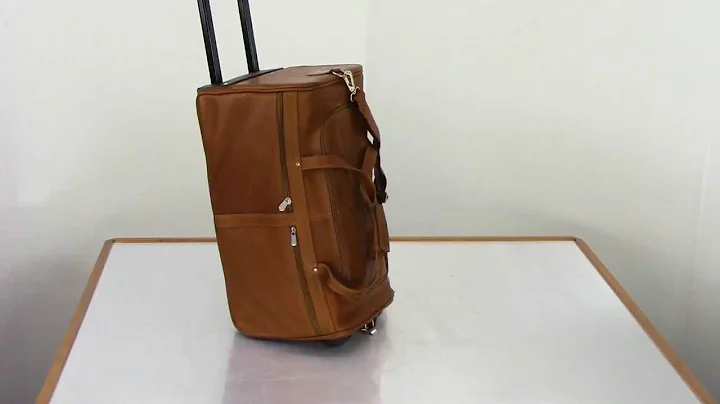 Full Video Review of The Piel Leather Duffel on Wheels