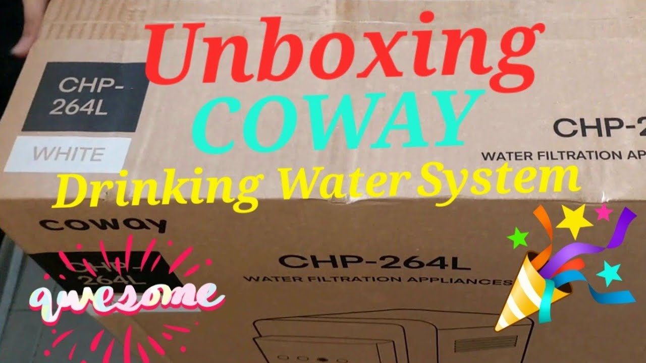 Unboxing COWAY NEO PLUS CHP 264L Drinking Water Filteration System unboxing-coway-neo-plus-chp-264l-drinking-water-filteration-system