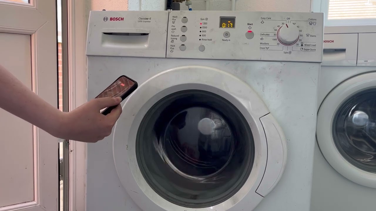 Experiment: bosch classix 1200 towels wash with no shock absorbers and broken drum spider ￼