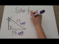 Trigonometry: Finding Missing Angles
