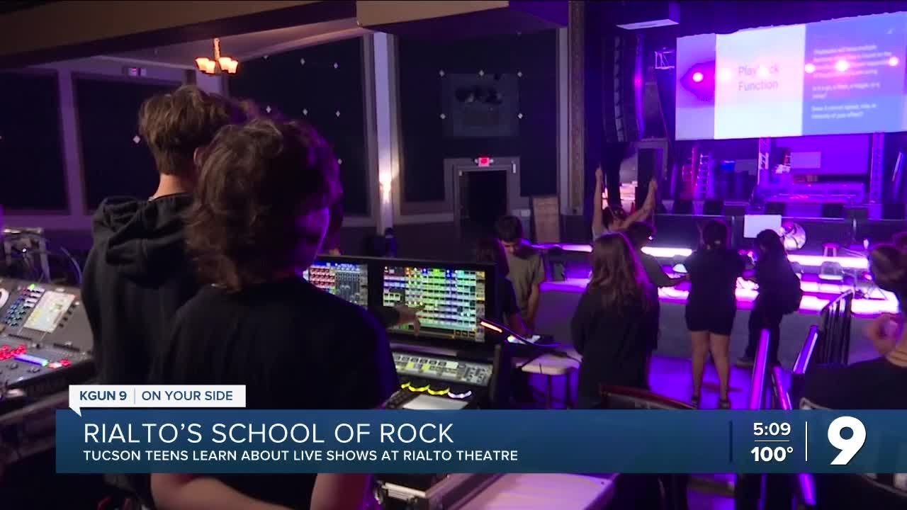 Tucson teens learn the magic behind live shows at the Rialto Theatre