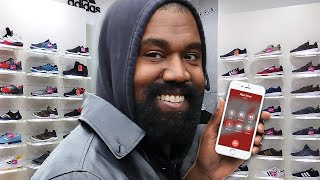 Kanye West Calls The Nike Store Kanye West Calls The Nike Store
