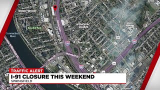 Portions of I-91 to be closed for upcoming road projects