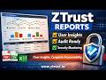 ZTrust Reporting Dashboard Walkthrough | Governance Made Simple | #sso #ztrust #iam #cybersecurity