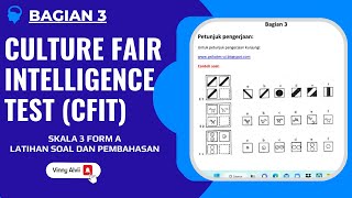 PSIKOTES CFIT SKALA 3A BAGIAN 3 | SOAL DAN PEMBAHASAN CFIT