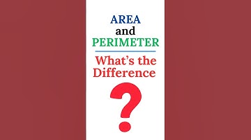 Difference between area and perimeter | Maths | Geometry | Mensuration