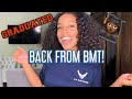 I Joined the Military! Back from BMT /Tech School!!! (2019) Q&A+ Air Force Update!
