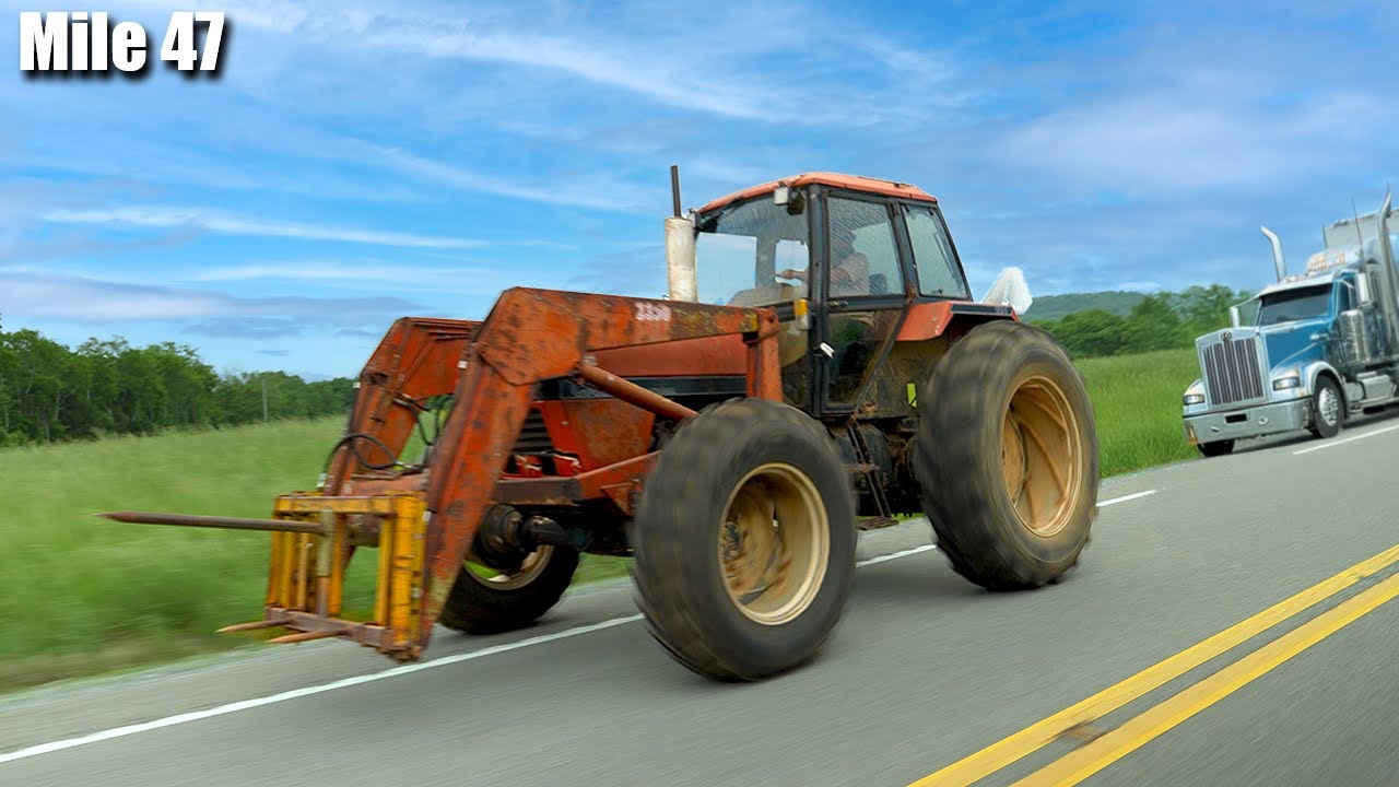 4 Hour Tractor Road Trip: What Could Go Wrong?