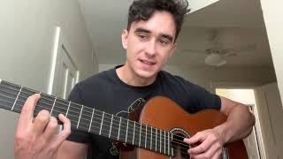 DIE ON TV BY JACK KEYES GUITAR TUTORIAL