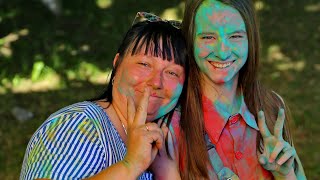 ВЧЕРА В ПОЛЫСАЕВО СЛУЧИЛОСЬ !!! ФЕСТИВАЛЬ КРАСОК HOLI В ПАРКЕ !!!