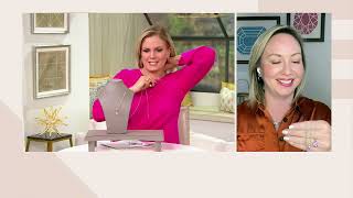 Artisan Crafted by Robert Manse Sterling & 18K Kunzite Pendant & Necklace on QVC