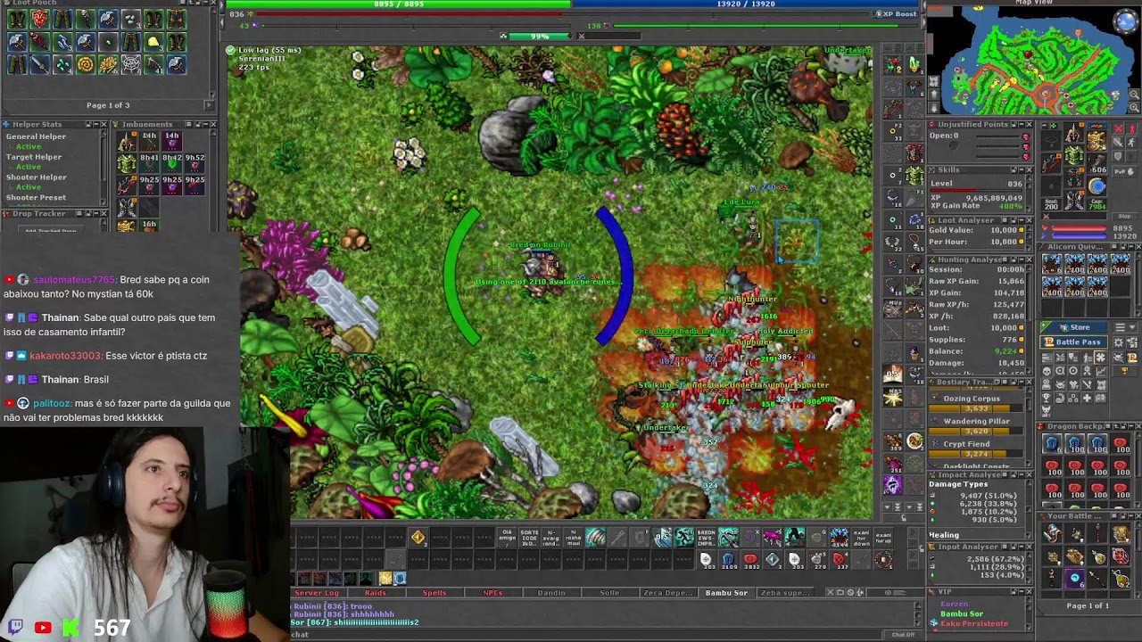 PAW NA DOMINANTE DE NON PVP!!! !RUBINOT !Balanceamento !CAIXINHA  !DRACOINS