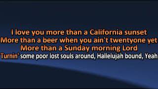 Morgan Wallen - More Than My Hometown - Karaoke / Lyrics