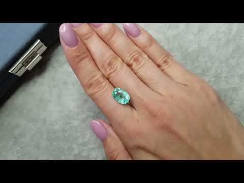 Paraiba tourmaline 5.19 ct, Mozambique Video  № 1