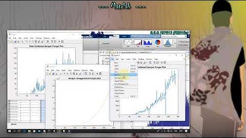 Tutorial Matlab Membuat Grafik dengan fungsi plot dan bar menggunakan data Ms excel 3