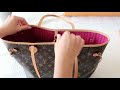 Neverfull mm monogram with pivoine interiorlouis vuitton